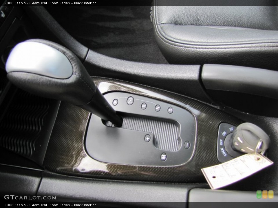Black Interior Transmission for the 2008 Saab 9-3 Aero XWD Sport Sedan #64617595