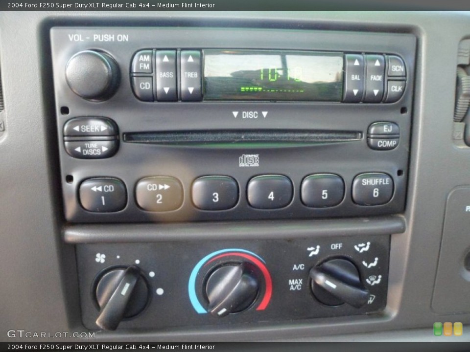 Medium Flint Interior Audio System for the 2004 Ford F250 Super Duty XLT Regular Cab 4x4 #64618843