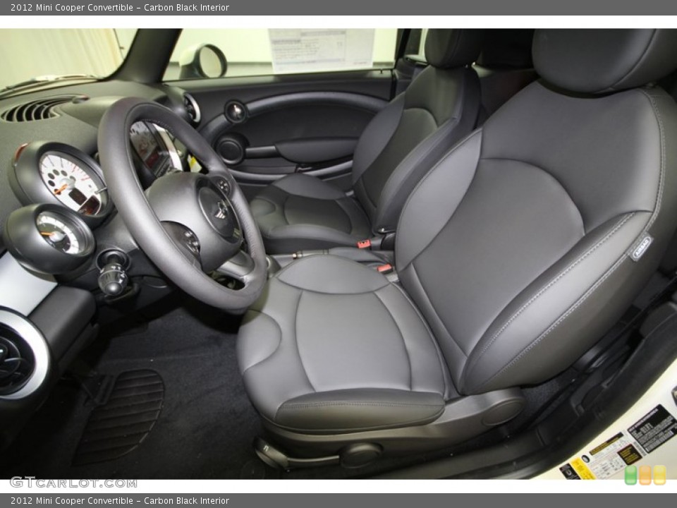 Carbon Black Interior Photo for the 2012 Mini Cooper Convertible #64624790