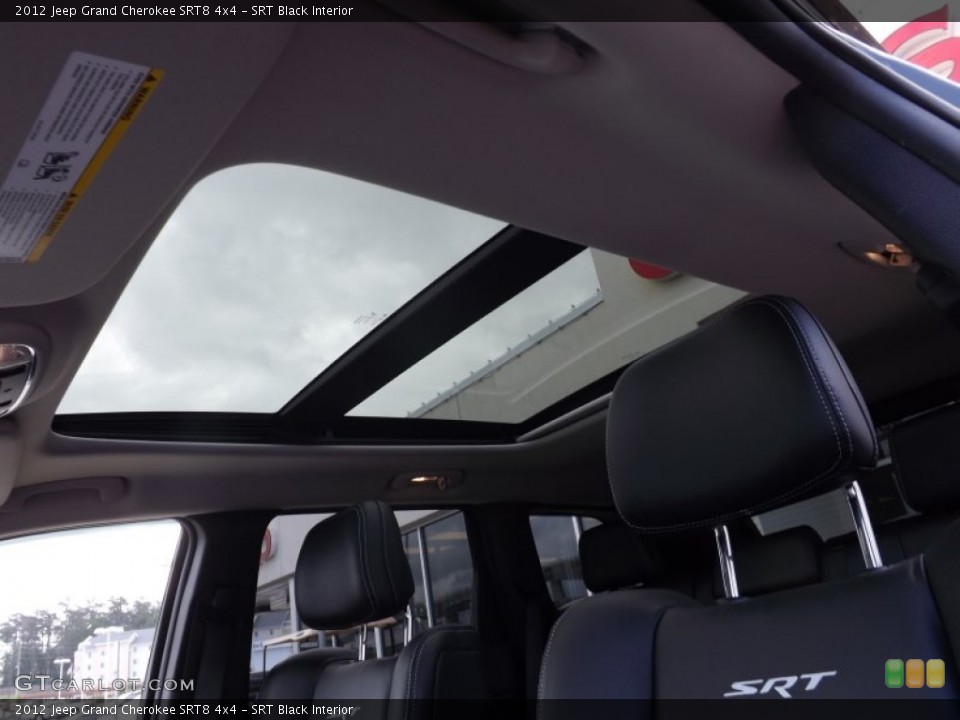 SRT Black Interior Sunroof for the 2012 Jeep Grand Cherokee SRT8 4x4 #64627012
