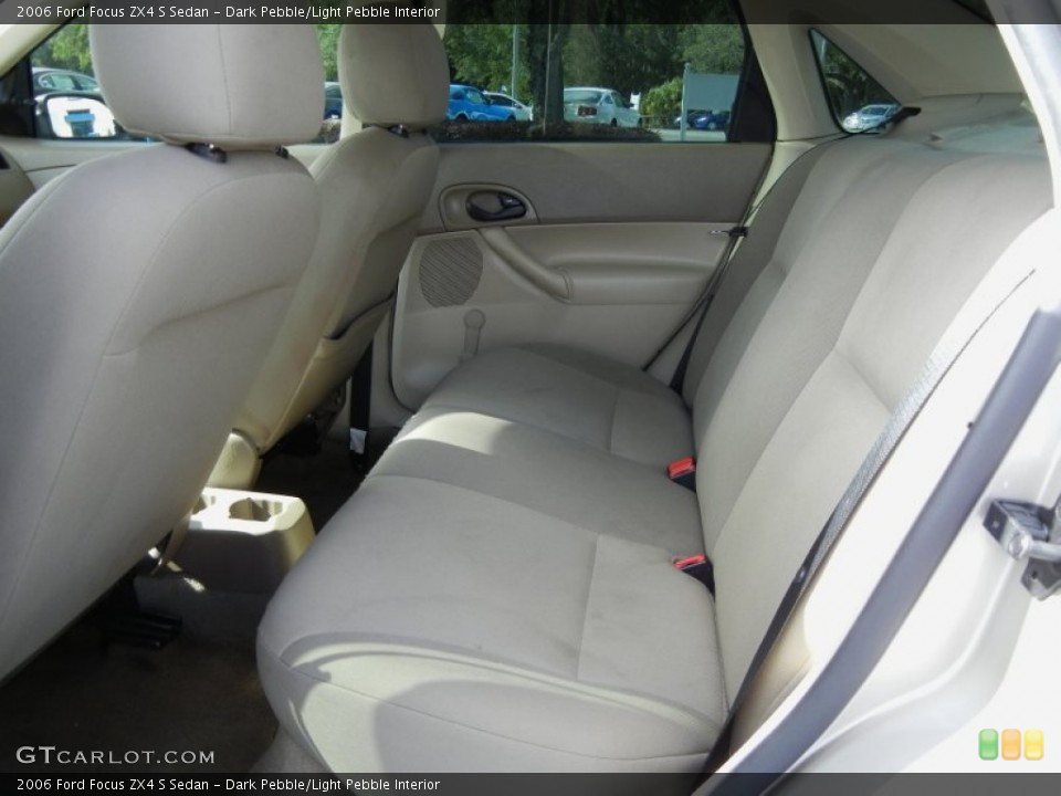 Dark Pebble/Light Pebble Interior Rear Seat for the 2006 Ford Focus ZX4 S Sedan #64628620