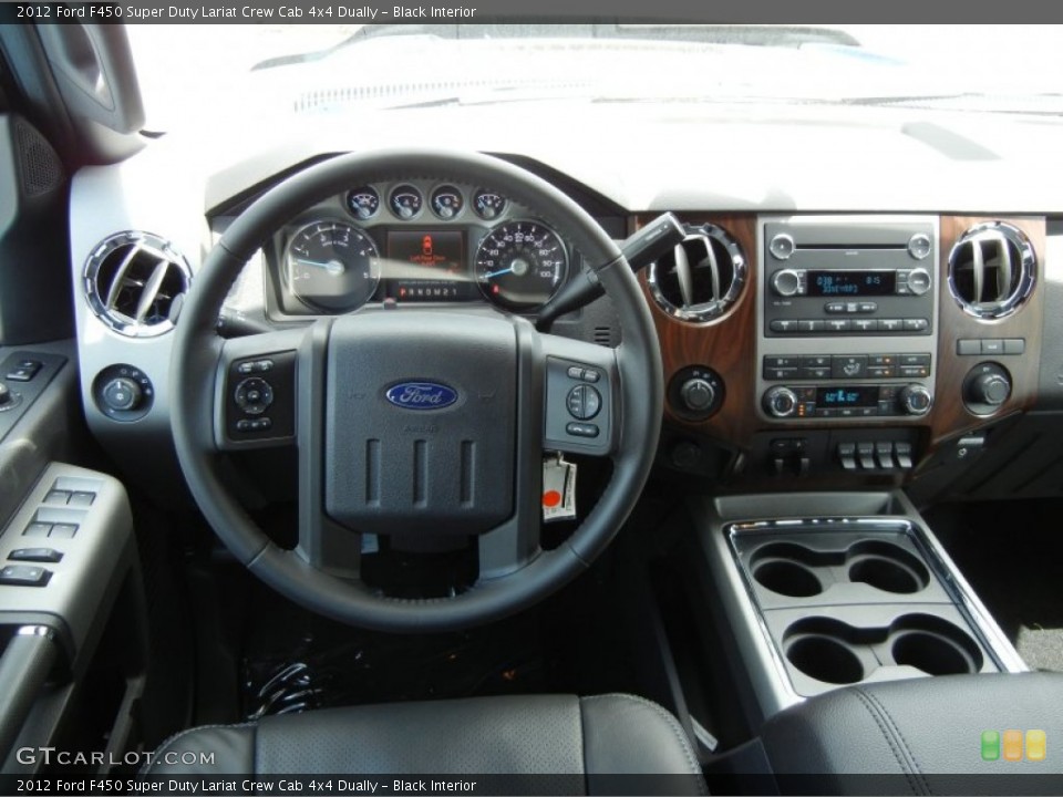 Black Interior Dashboard for the 2012 Ford F450 Super Duty Lariat Crew Cab 4x4 Dually #64630200