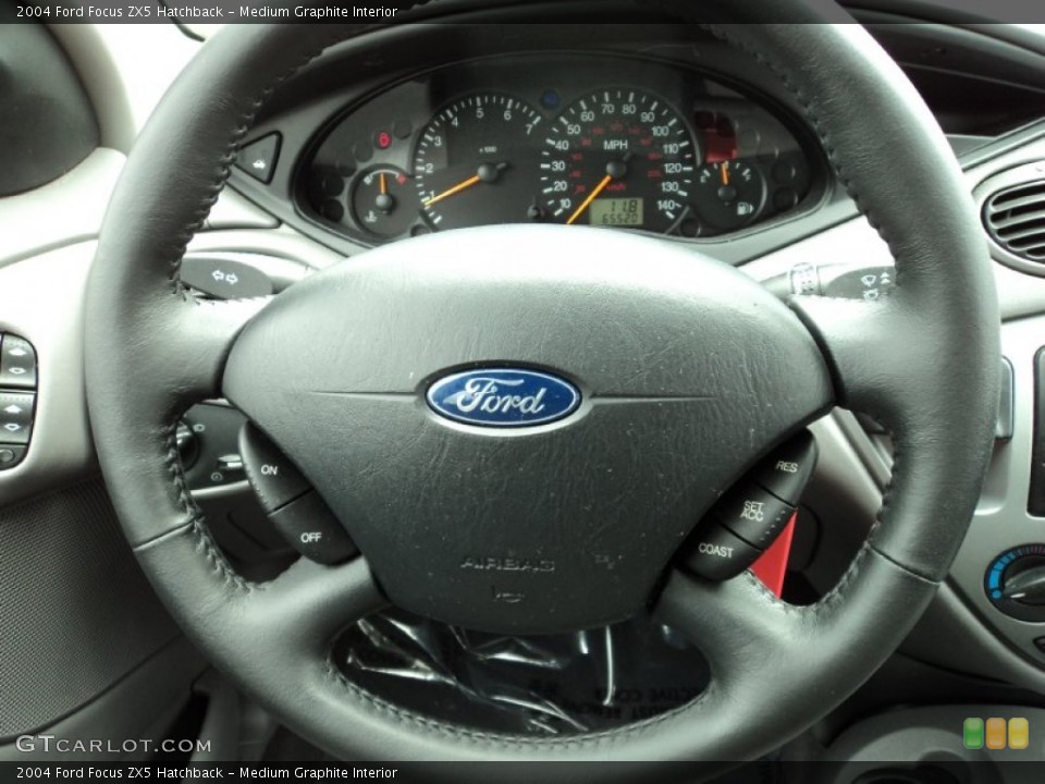 Medium Graphite Interior Steering Wheel for the 2004 Ford Focus ZX5 Hatchback #64631707