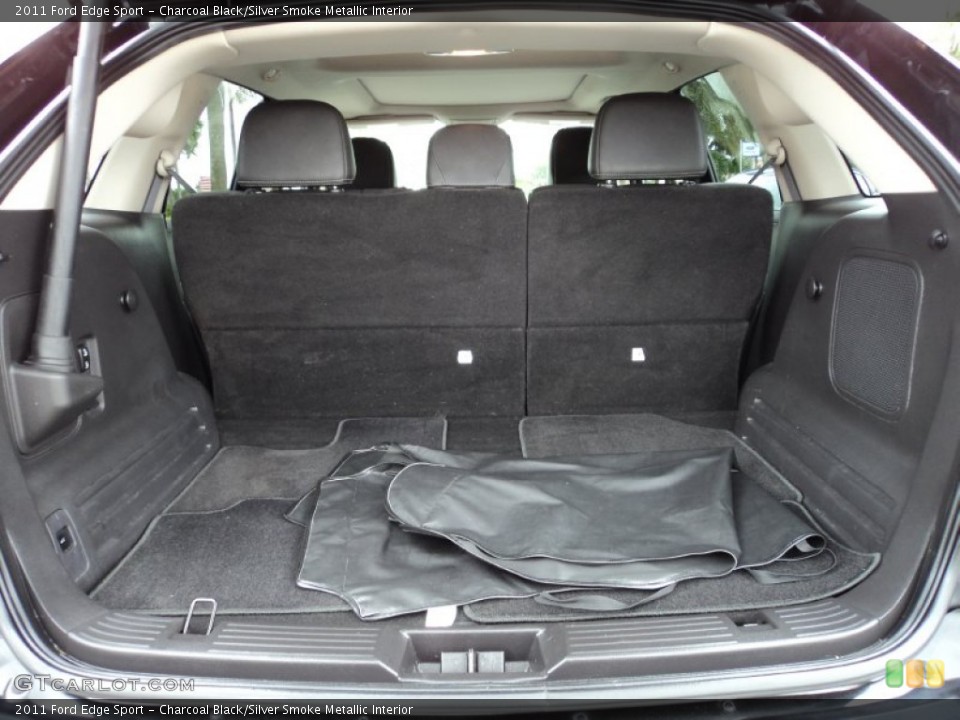 Charcoal Black/Silver Smoke Metallic Interior Trunk for the 2011 Ford Edge Sport #64631837