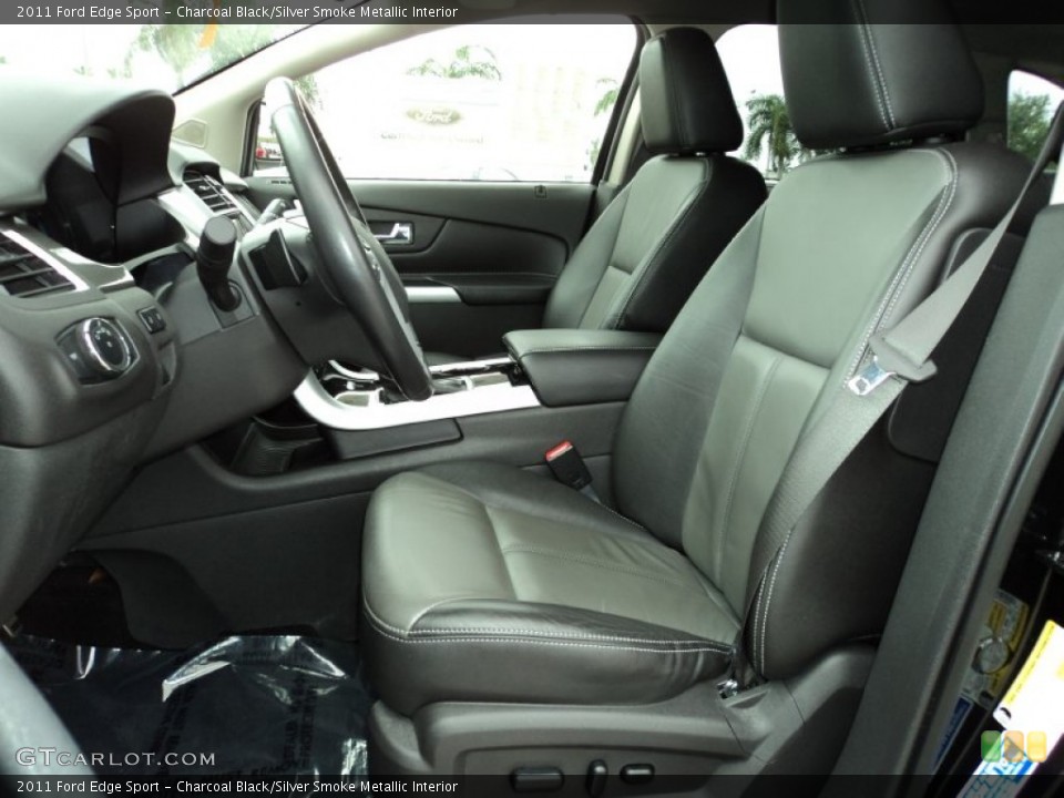 Charcoal Black/Silver Smoke Metallic Interior Photo for the 2011 Ford Edge Sport #64631921