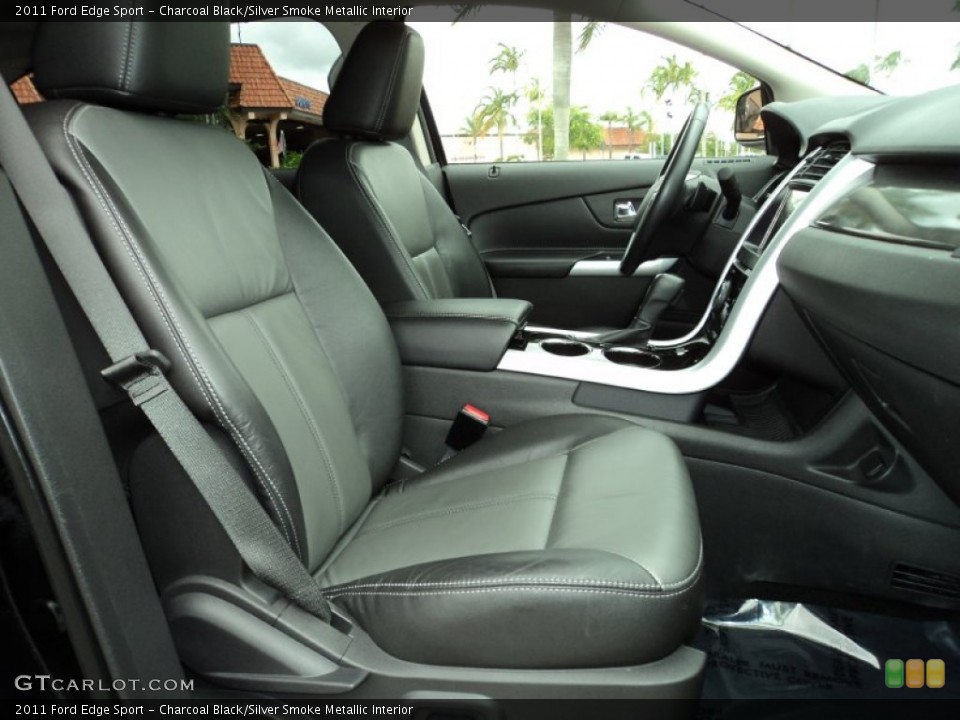 Charcoal Black/Silver Smoke Metallic Interior Photo for the 2011 Ford Edge Sport #64631938
