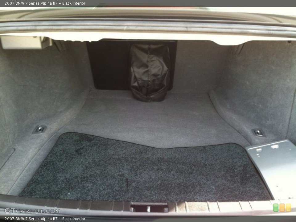 Black Interior Trunk for the 2007 BMW 7 Series Alpina B7 #64632263