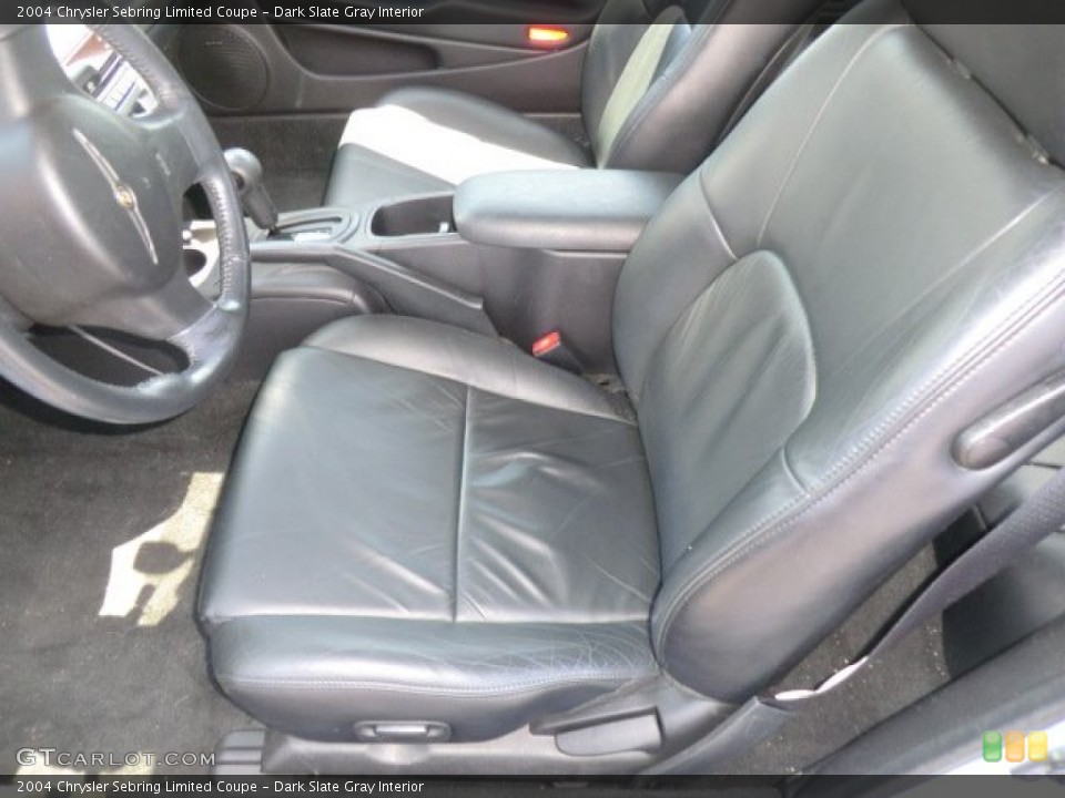 Dark Slate Gray Interior Photo for the 2004 Chrysler Sebring Limited Coupe #64634221