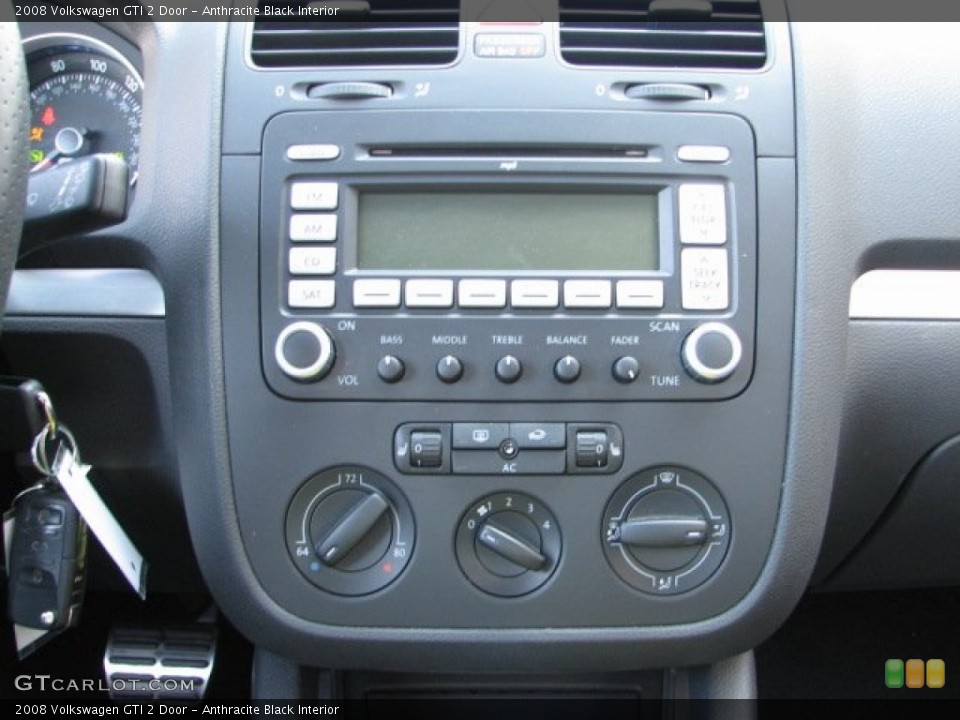 Anthracite Black Interior Controls for the 2008 Volkswagen GTI 2 Door #64637411
