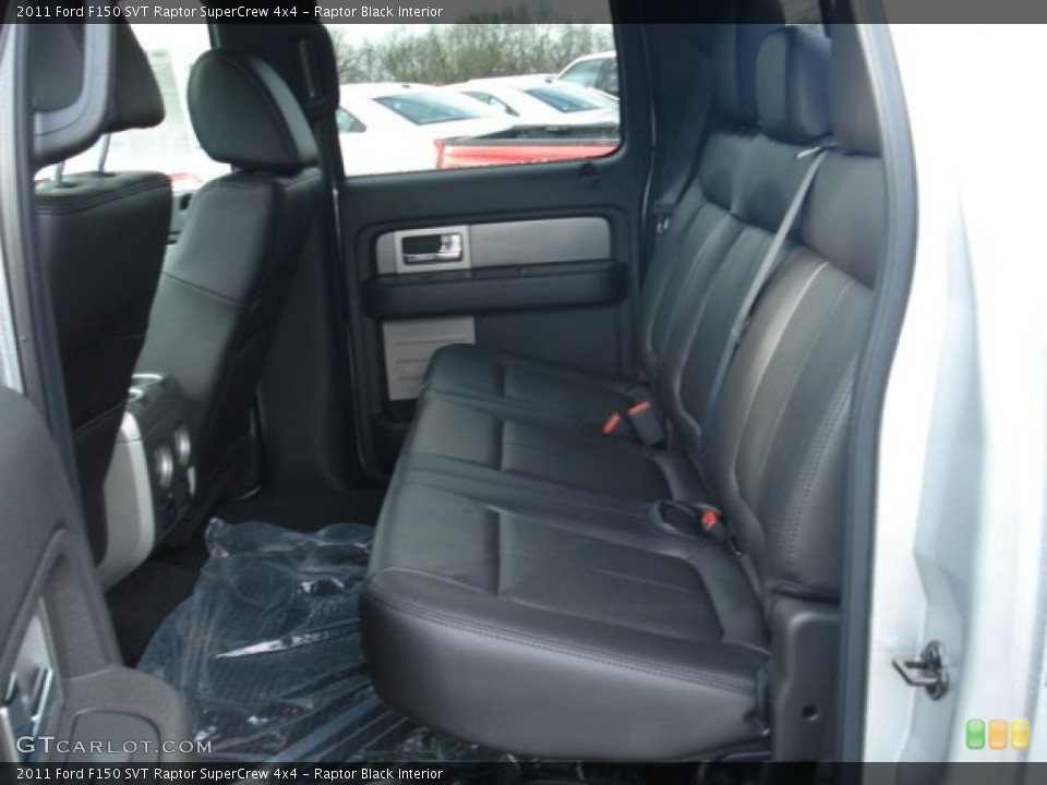 Raptor Black Interior Rear Seat for the 2011 Ford F150 SVT Raptor SuperCrew 4x4 #64640550