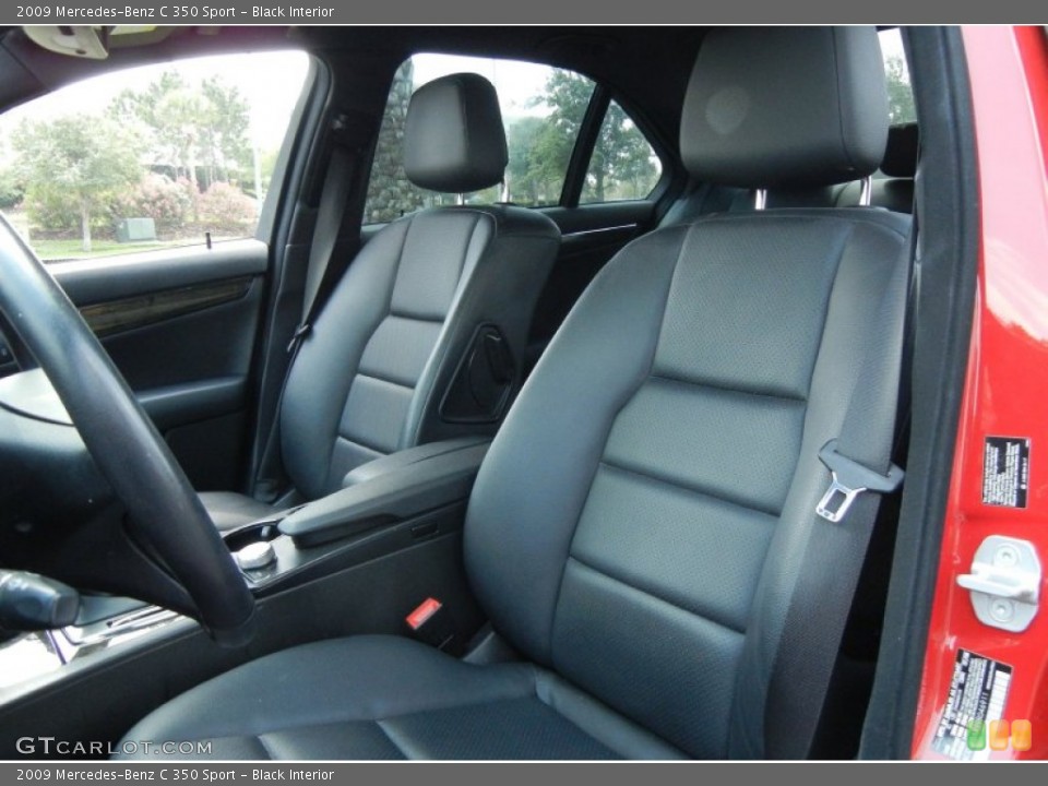 Black Interior Photo for the 2009 Mercedes-Benz C 350 Sport #64641844