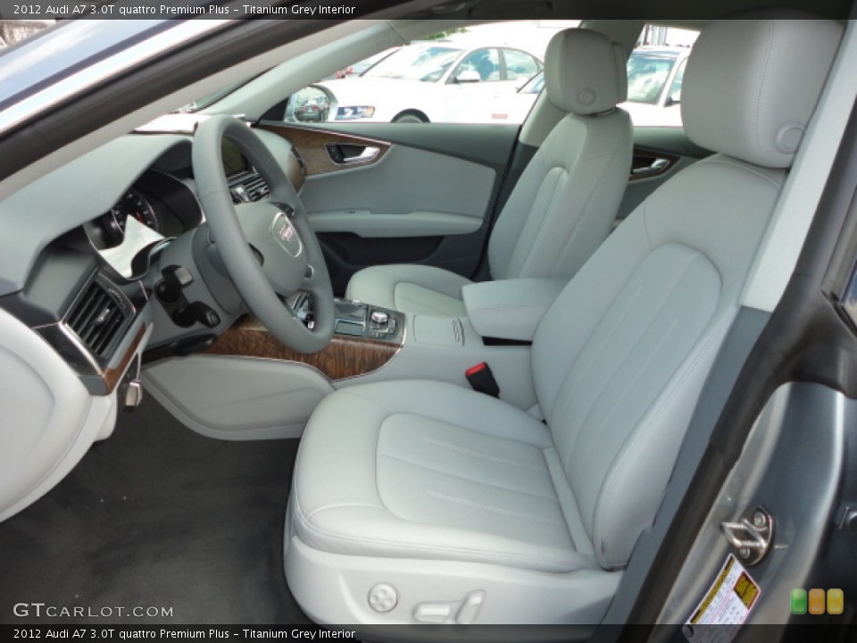 Titanium Grey 2012 Audi A7 Interiors