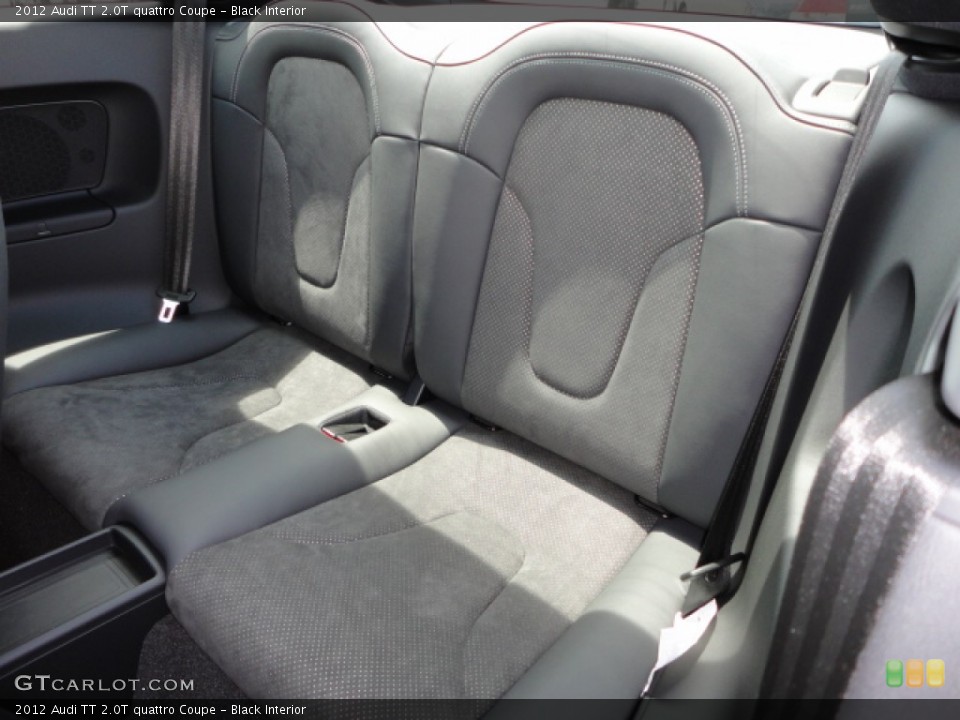 Black Interior Rear Seat for the 2012 Audi TT 2.0T quattro Coupe #64643628