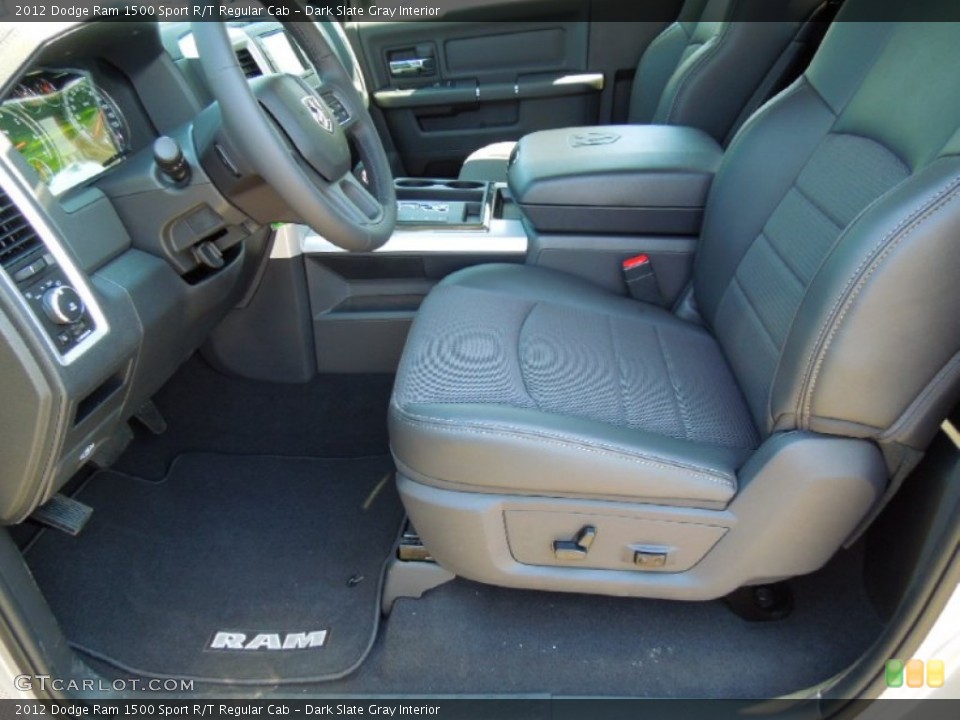 Dark Slate Gray Interior Photo for the 2012 Dodge Ram 1500 Sport R/T Regular Cab #64649083