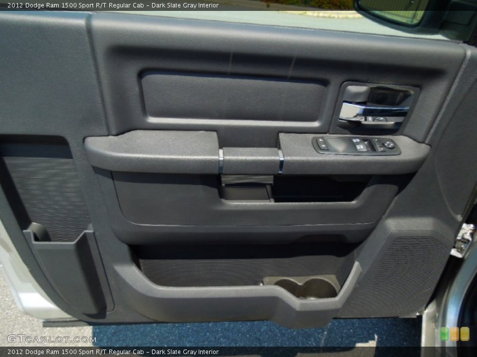 Dark Slate Gray Interior Door Panel for the 2012 Dodge Ram 1500 Sport R/T Regular Cab #64649098