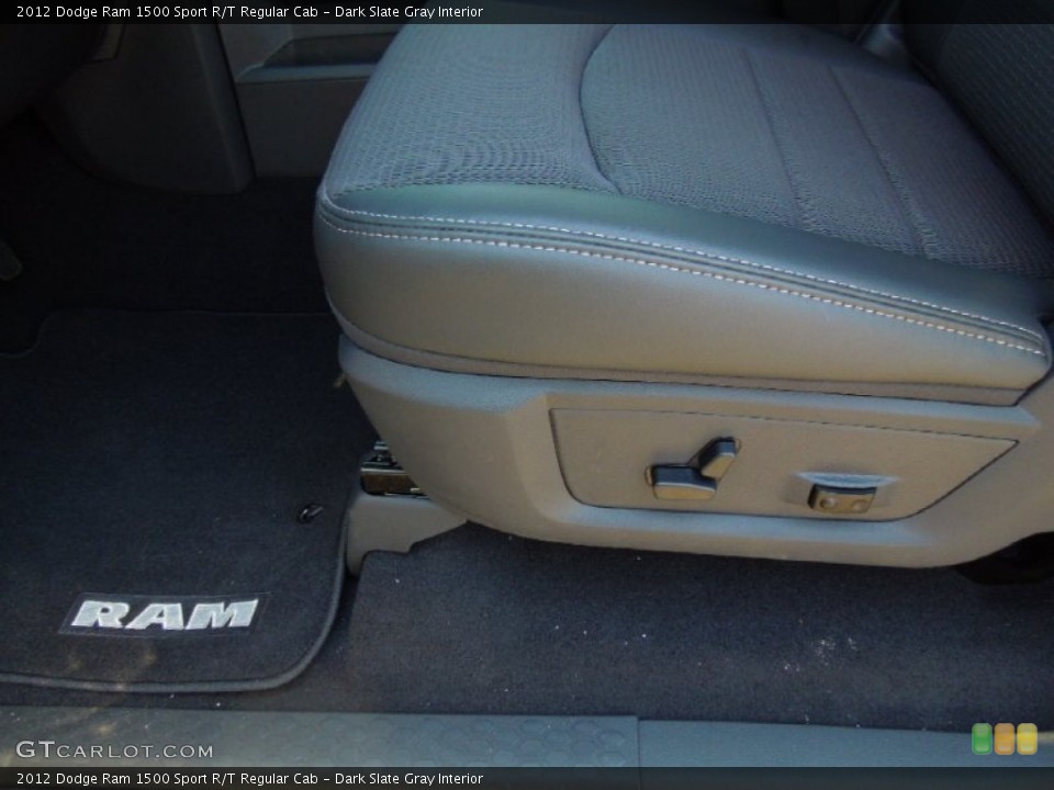 Dark Slate Gray Interior Front Seat for the 2012 Dodge Ram 1500 Sport R/T Regular Cab #64649230