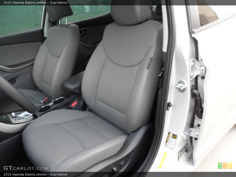 Gray Interior Photo for the 2013 Hyundai Elantra Limited #64650493