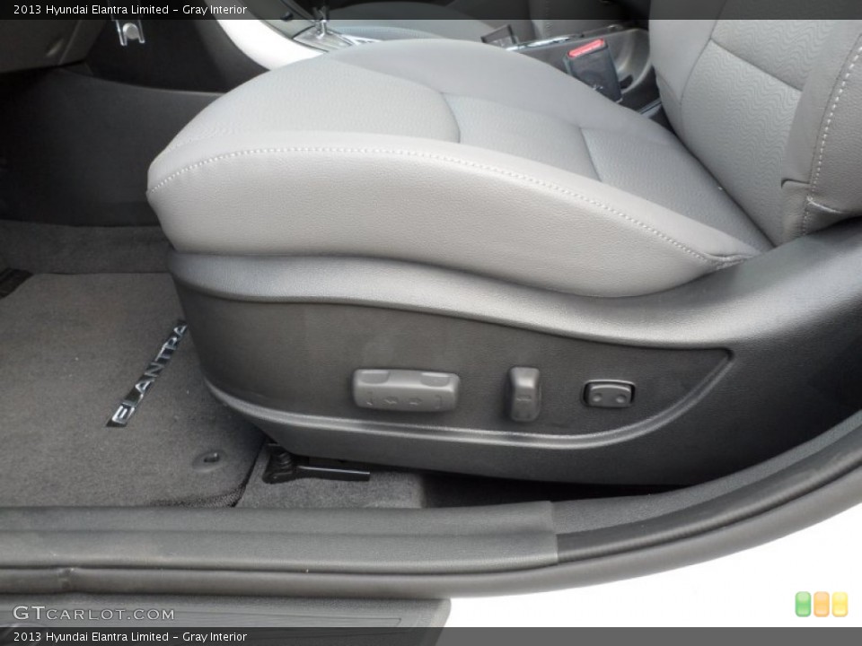 Gray Interior Front Seat for the 2013 Hyundai Elantra Limited #64650502