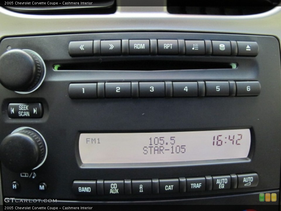 Cashmere Interior Audio System for the 2005 Chevrolet Corvette Coupe #64650893