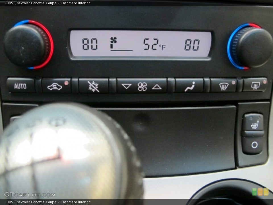 Cashmere Interior Controls for the 2005 Chevrolet Corvette Coupe #64650901
