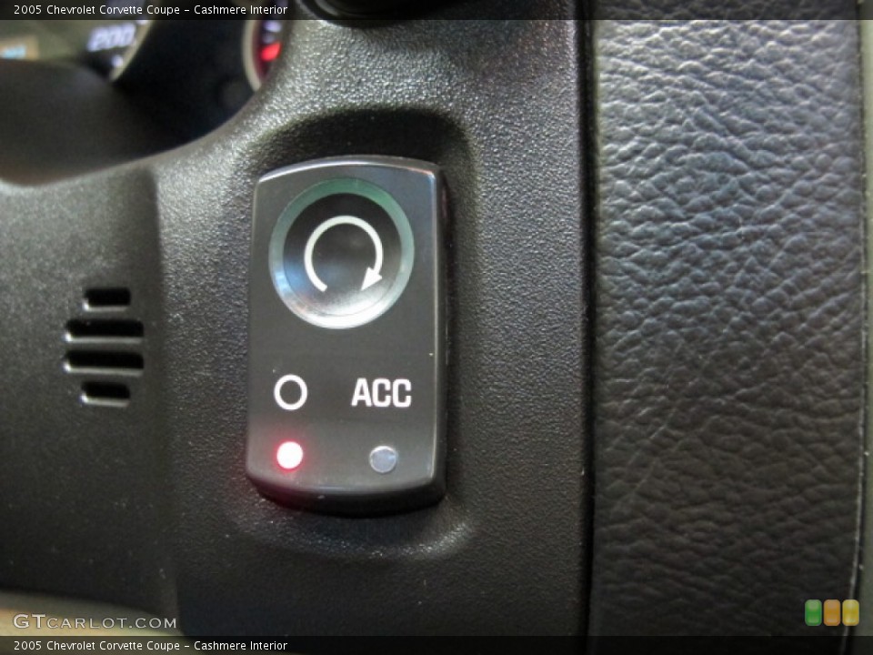 Cashmere Interior Controls for the 2005 Chevrolet Corvette Coupe #64650917