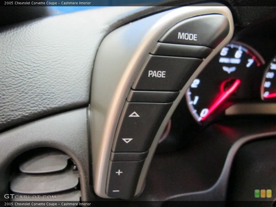 Cashmere Interior Controls for the 2005 Chevrolet Corvette Coupe #64650934