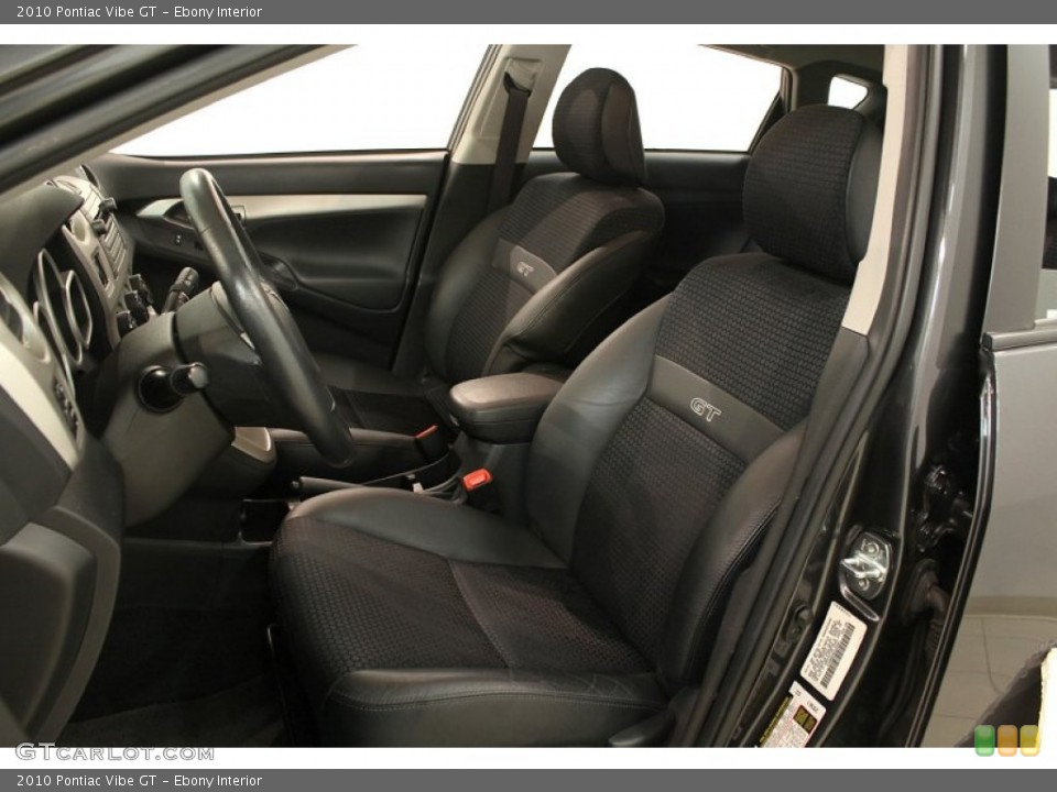 Ebony Interior Photo for the 2010 Pontiac Vibe GT #64655638