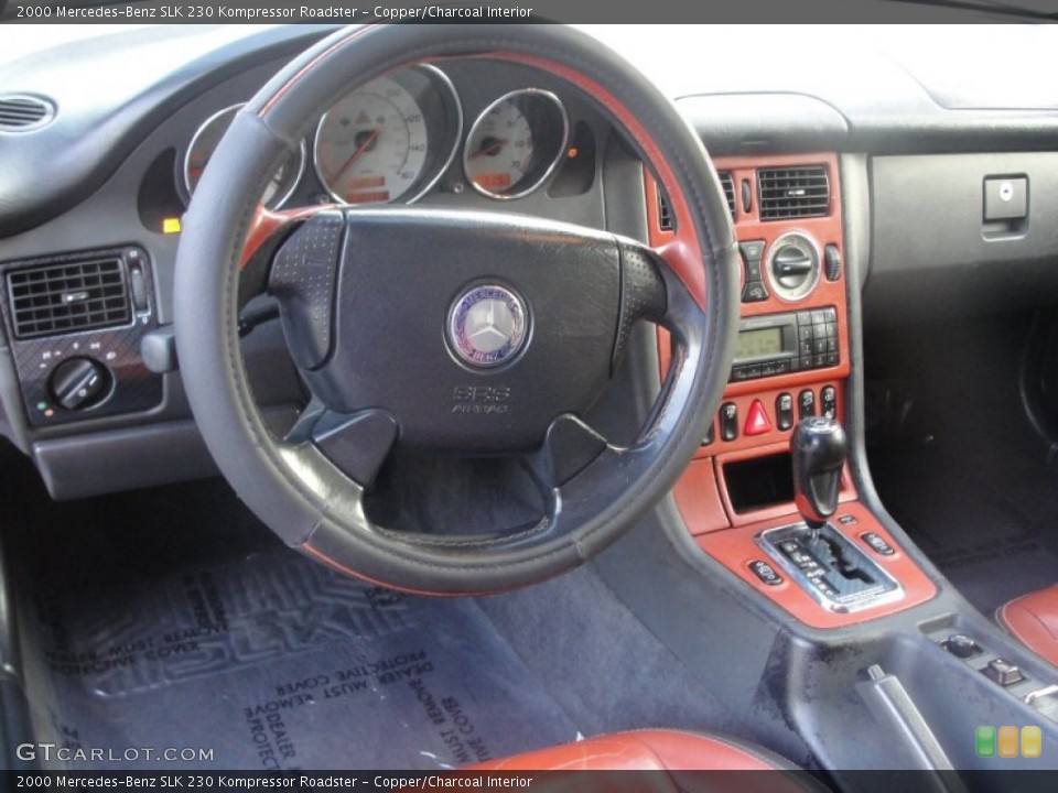 Copper/Charcoal Interior Photo for the 2000 Mercedes-Benz SLK 230 Kompressor Roadster #64656304