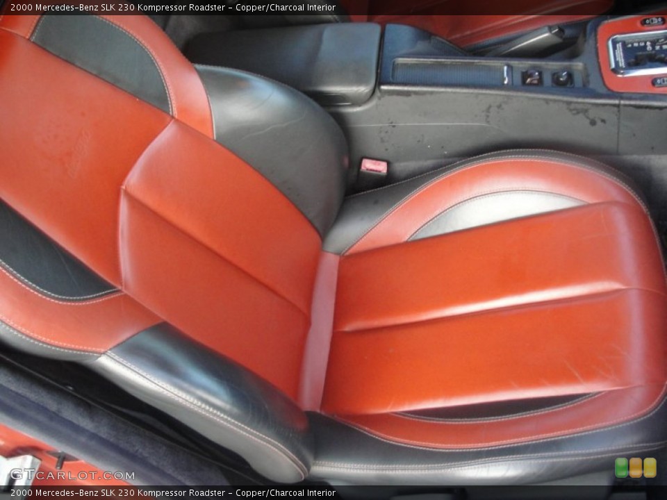 Copper/Charcoal 2000 Mercedes-Benz SLK Interiors