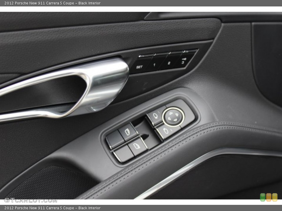 Black Interior Controls for the 2012 Porsche New 911 Carrera S Coupe #64665245