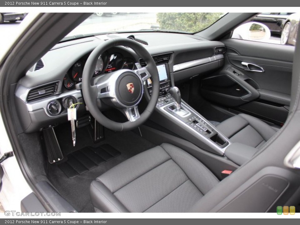 Black Interior Photo for the 2012 Porsche New 911 Carrera S Coupe #64665254