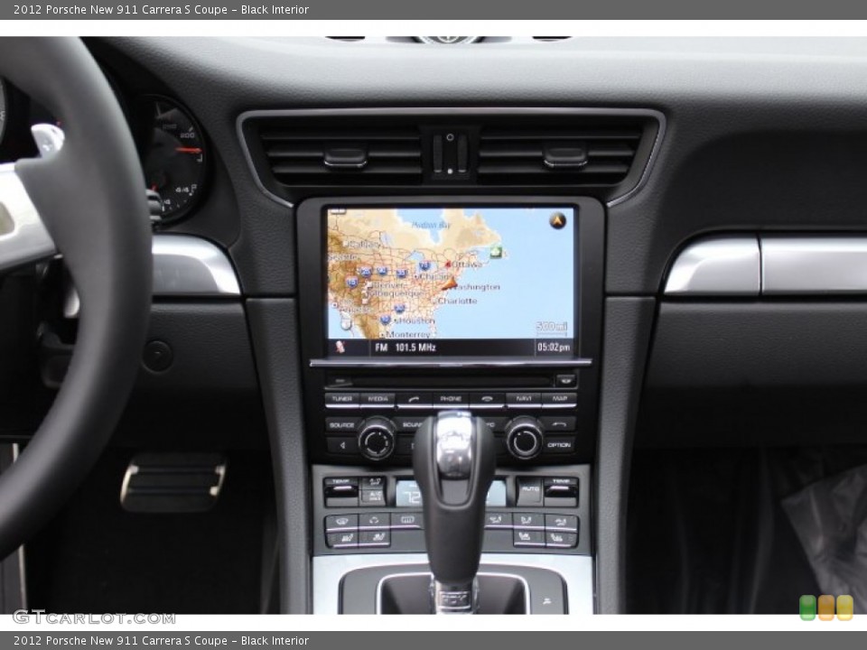 Black Interior Controls for the 2012 Porsche New 911 Carrera S Coupe #64665287