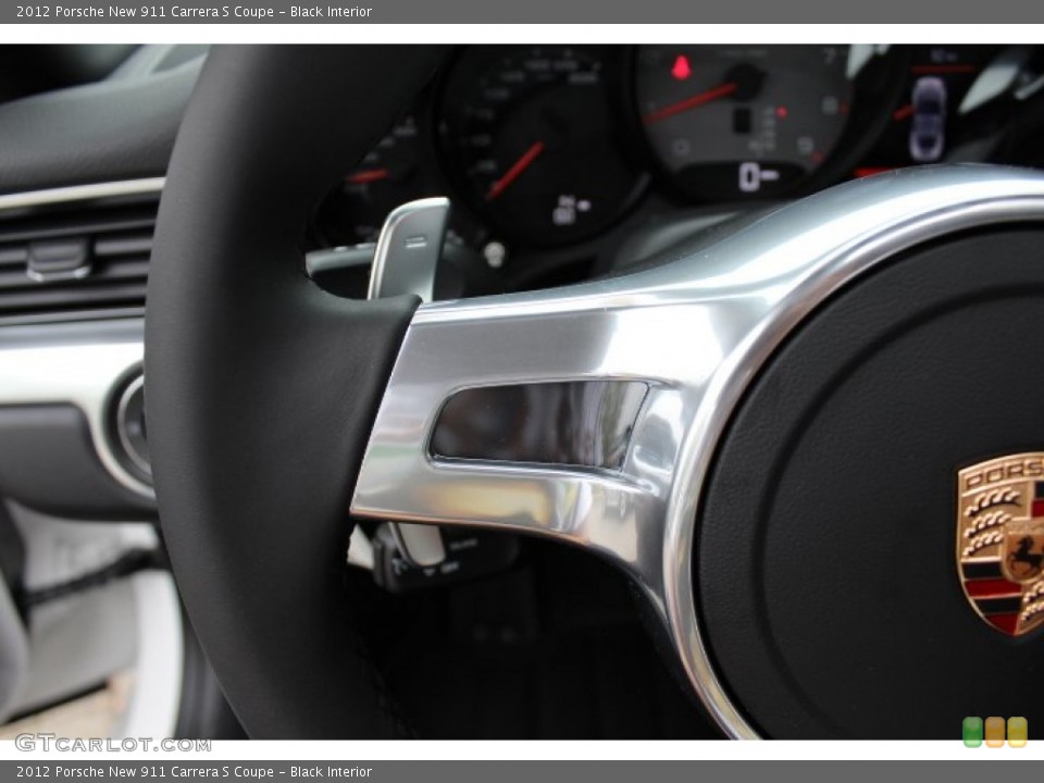 Black Interior Controls for the 2012 Porsche New 911 Carrera S Coupe #64665313