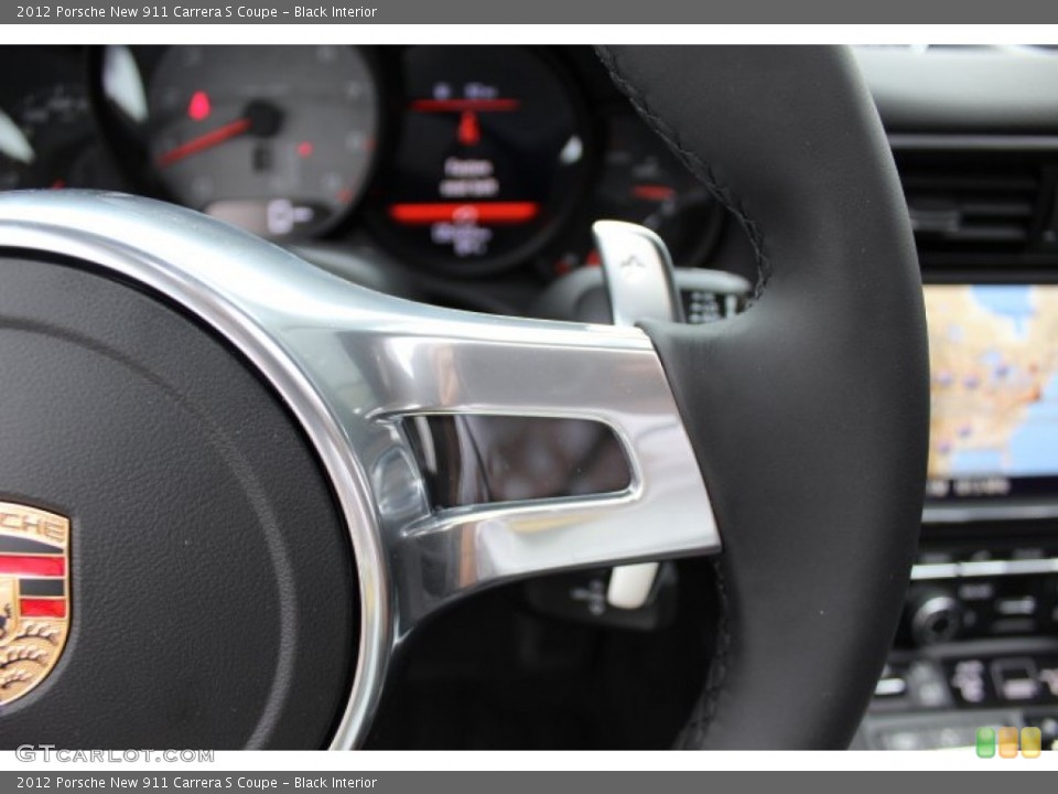 Black Interior Controls for the 2012 Porsche New 911 Carrera S Coupe #64665320