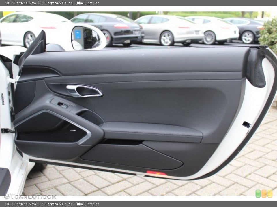 Black Interior Door Panel for the 2012 Porsche New 911 Carrera S Coupe #64665368