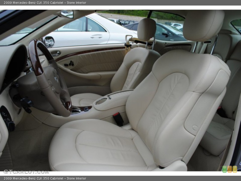 Stone Interior Photo for the 2009 Mercedes-Benz CLK 350 Cabriolet #64669309