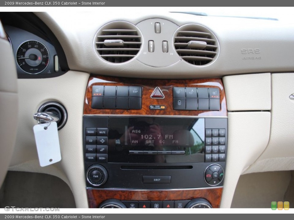 Stone Interior Controls for the 2009 Mercedes-Benz CLK 350 Cabriolet #64669319
