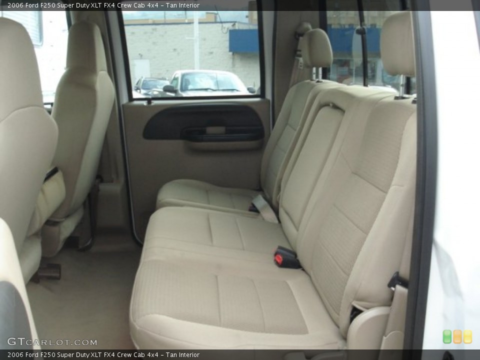 Tan Interior Rear Seat for the 2006 Ford F250 Super Duty XLT FX4 Crew Cab 4x4 #64673378