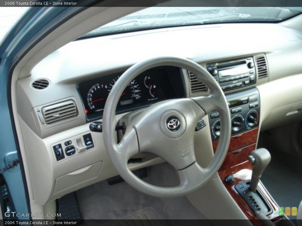 Stone Interior Steering Wheel For The 2006 Toyota Corolla Ce