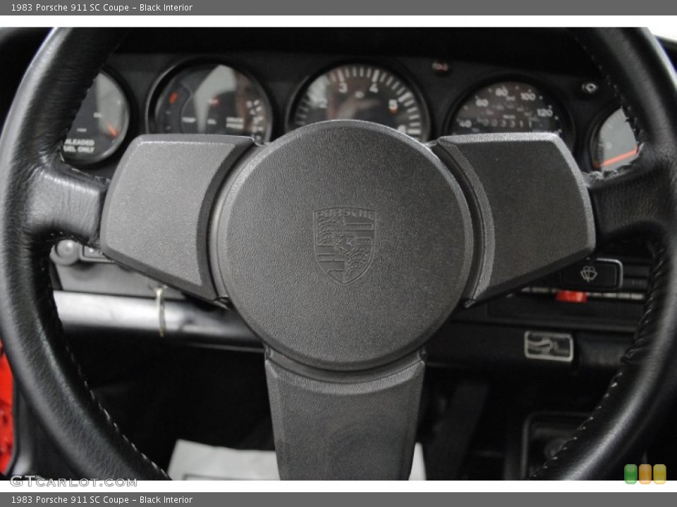 Black Interior Steering Wheel for the 1983 Porsche 911 SC Coupe #64674923