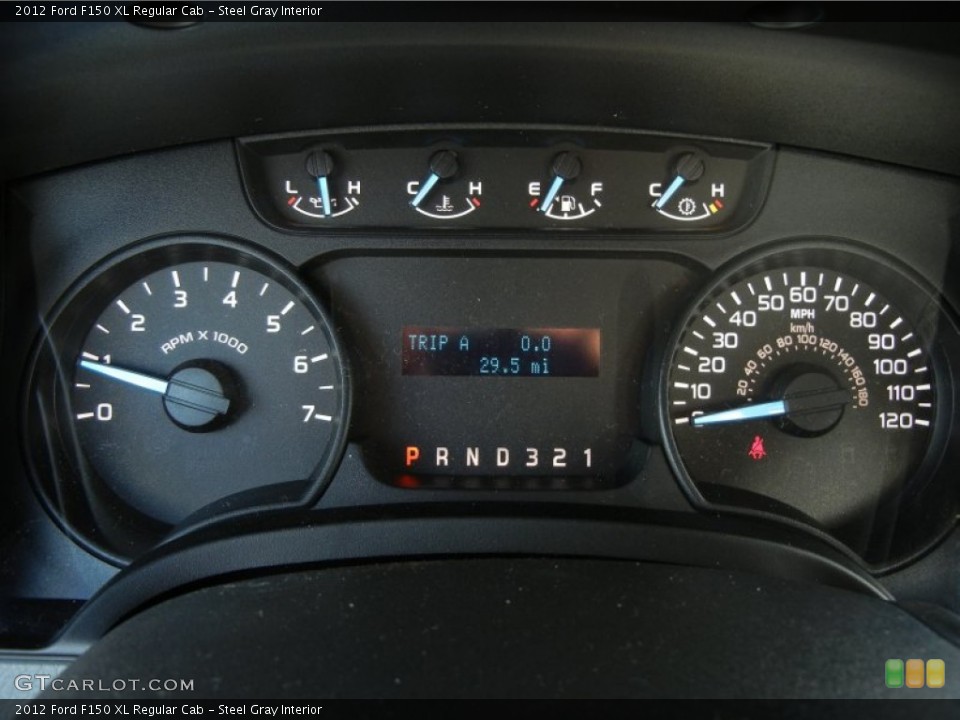 Steel Gray Interior Gauges for the 2012 Ford F150 XL Regular Cab #64675649