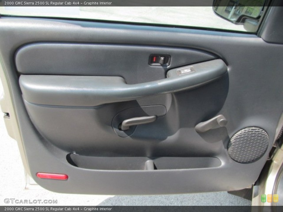 Graphite Interior Door Panel for the 2000 GMC Sierra 2500 SL Regular Cab 4x4 #64677266