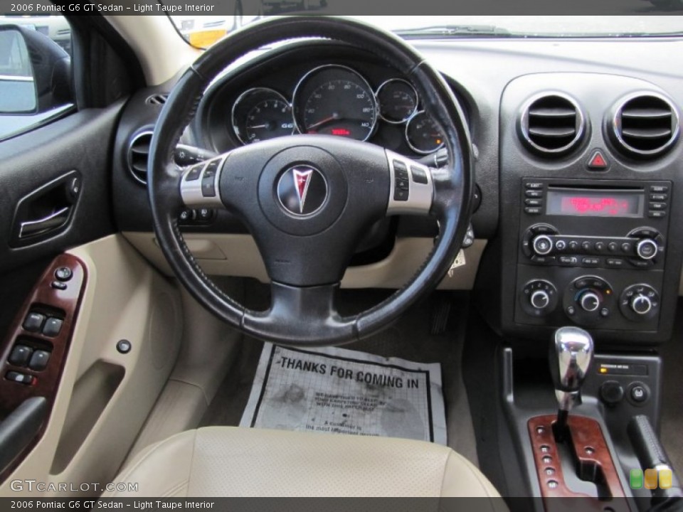 Light Taupe Interior Dashboard for the 2006 Pontiac G6 GT Sedan #64679702