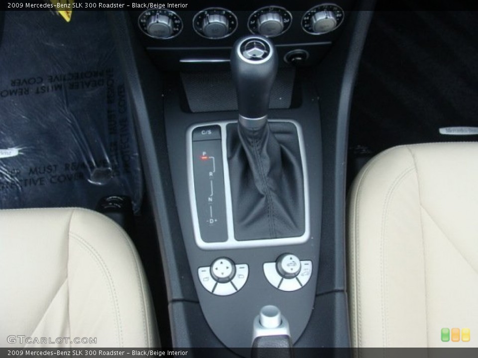 Black/Beige Interior Transmission for the 2009 Mercedes-Benz SLK 300 Roadster #64679780
