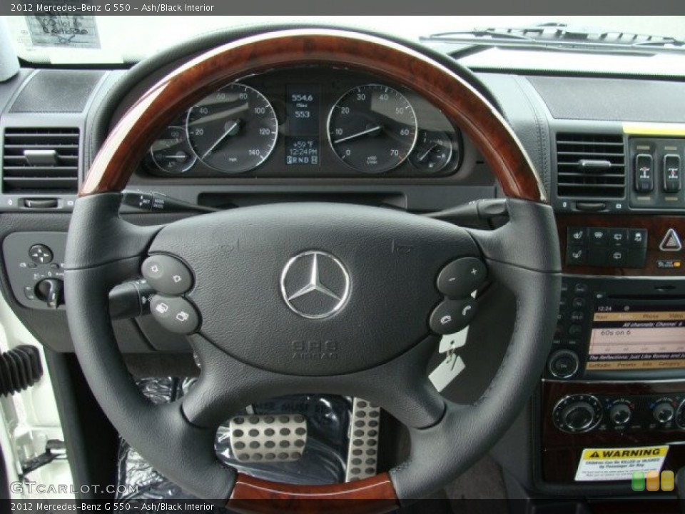 Ash/Black Interior Steering Wheel for the 2012 Mercedes-Benz G 550 #64679962