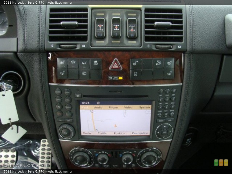 Ash/Black Interior Controls for the 2012 Mercedes-Benz G 550 #64679981