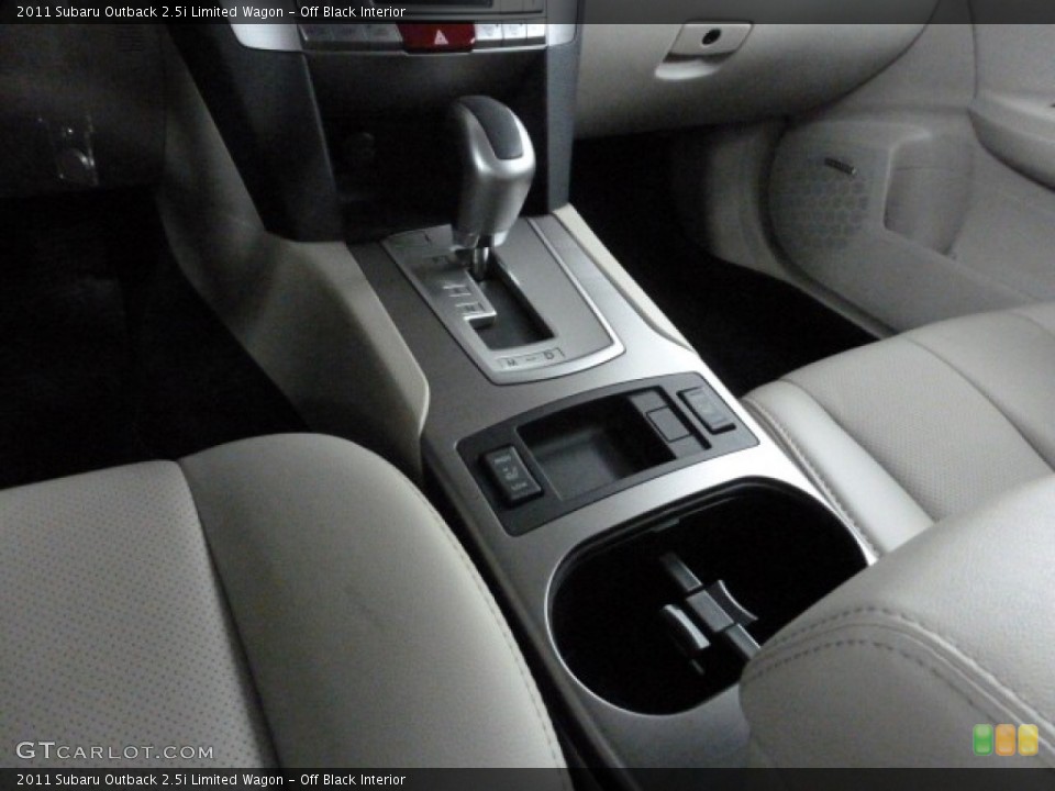 Off Black Interior Transmission for the 2011 Subaru Outback 2.5i Limited Wagon #64682816