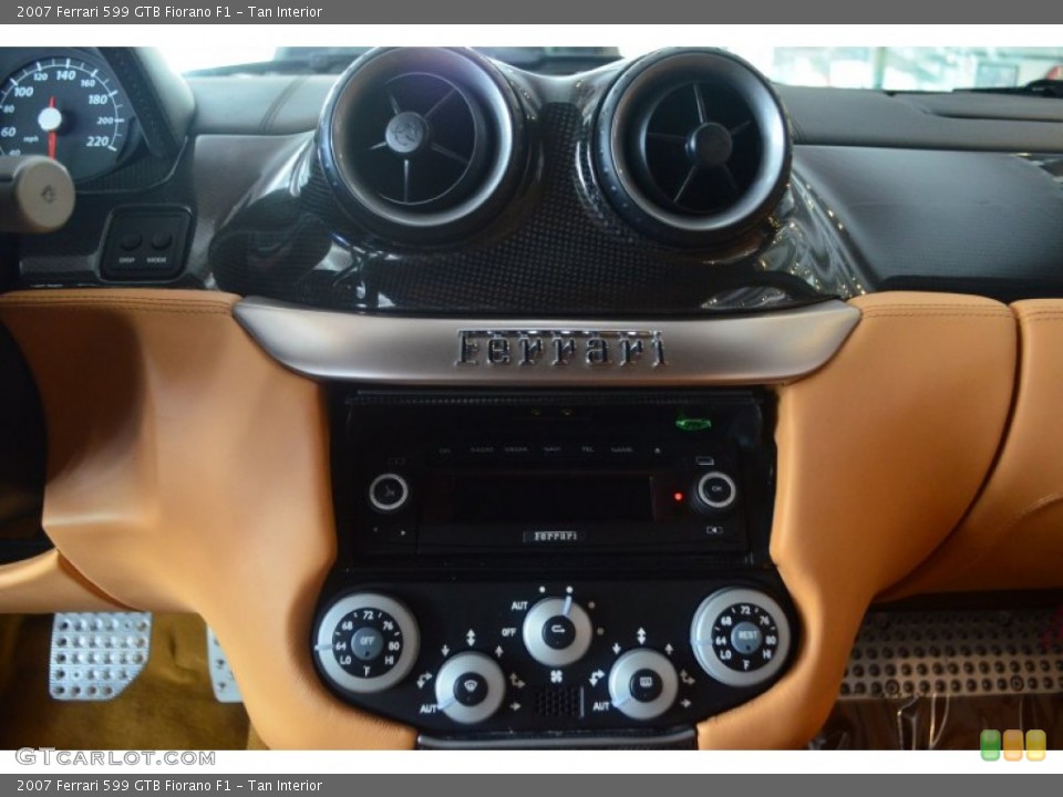 Tan Interior Controls for the 2007 Ferrari 599 GTB Fiorano F1 #64683612