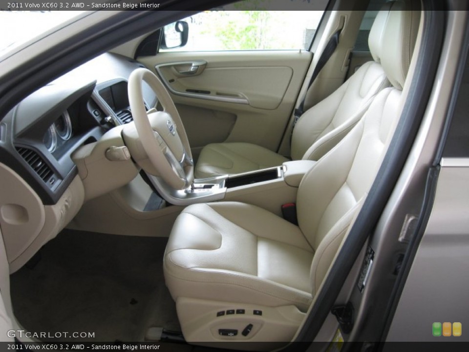 Sandstone Beige Interior Photo for the 2011 Volvo XC60 3.2 AWD #64686329