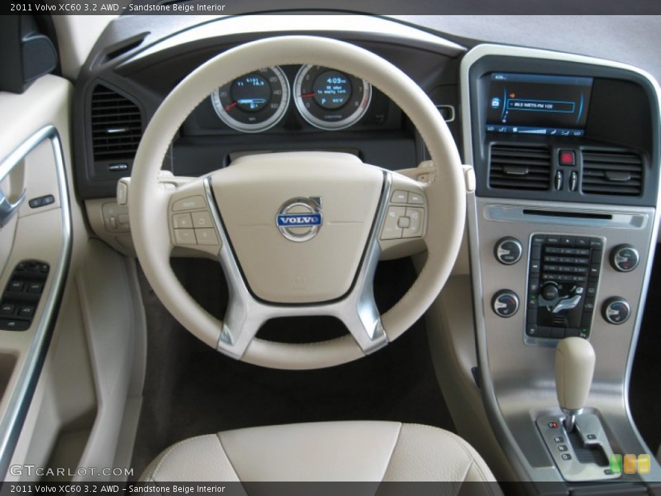 Sandstone Beige Interior Dashboard for the 2011 Volvo XC60 3.2 AWD #64686410